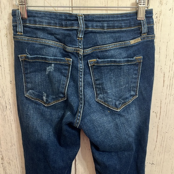 KanCan Distressed Skinny Jeans Size 24 - Picture 4 of 6